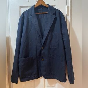 J crew unlined cotton blazer